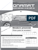 1S Simulacro Presencial-II 17conamat