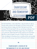 Enantiosemy and Homonymy