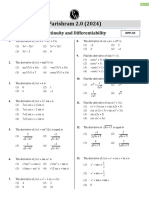 Continuity and Differentiability - DPP 03