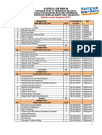 Daftar MK Kurikulum MBKM Pendidikan Sejarah