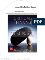 Full Download Critical Thinking 11th Edition Moore Test Bank