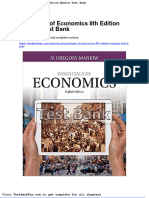 Full Download Essentials of Economics 8th Edition Mankiw Test Bank