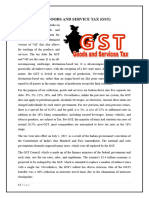 Goods and Service Tax (GST)