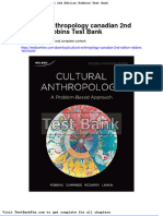 Full Download Cultural Anthropology Canadian 2nd Edition Robbins Test Bank