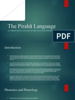 The Pirahã Language