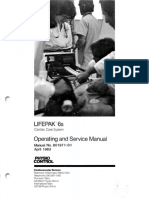 Physio Control Lifepak 6s Defibrillator - Service and User Manual