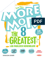 More & More 8 The Greatest 1. Dönem İngilizce Genel Denemeler - 3 Deneme