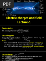 Electric Charges and Fields l1 Physics Class 12 Cbse by Ashu Sir