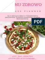 Fit Eat Healthy - Fitness Planner - Chudnij Zdrowo 1800 Kcal