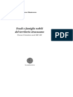 Feudi e Famiglie Nobili Del Territorio 