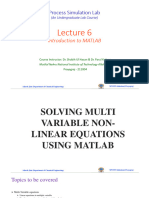 Matlab Lecture 6