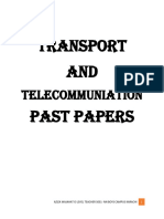 Transport Past Papers