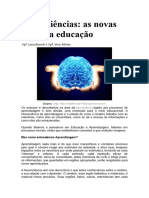 Neurociências As Novas Rotas Da Educação