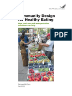 Community Design for Healthy Eating
