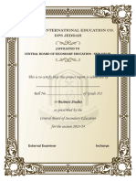 Certificates