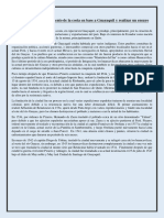 Investigar Sobre El Crecimiento de La Costa en Base A Guayaquil y Realizar Un Ensayo Individual