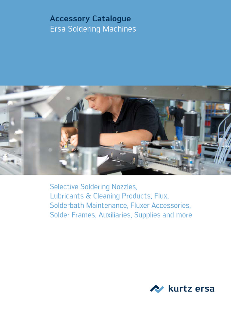 Ersa Selective Soldering Accessories | PDF