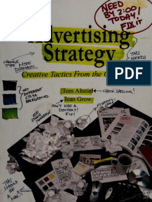 Advertising Strategy Creative Tactics, PDF, Advertising