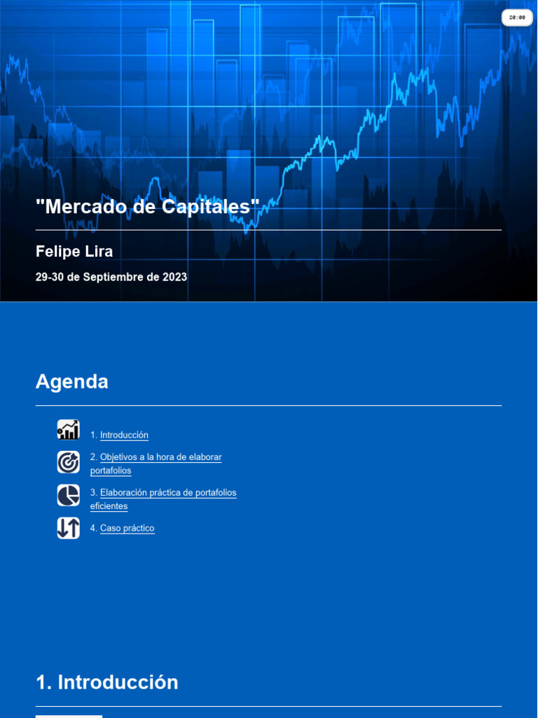 Mercado de Capitales y Finanzas | PDF | Compartir (Finanzas ...