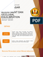 Occlusal Equilibration & Occlusal Adjustment