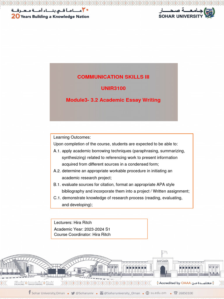 Academic Essay Writing Guide | PDF | Essays | Thesis