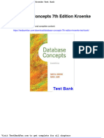 Full Download Database Concepts 7th Edition Kroenke Test Bank