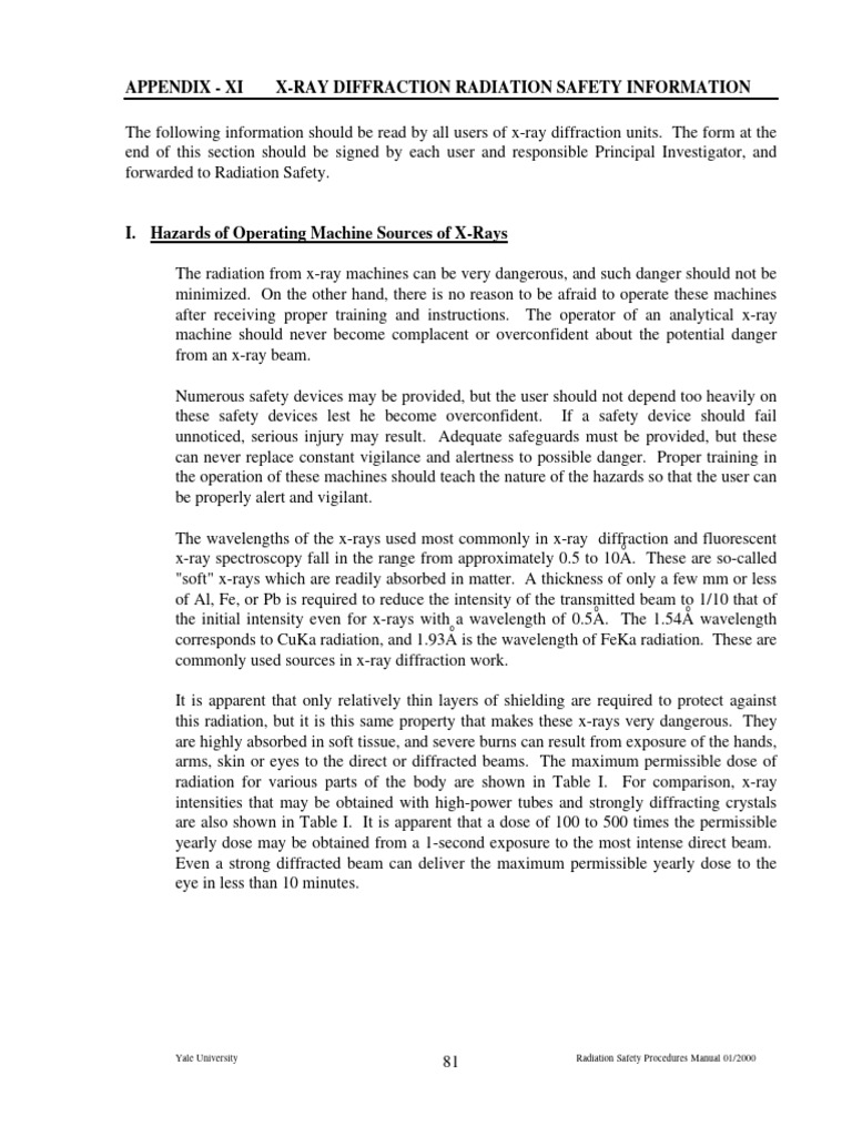 xraydiffractionsafetyguidelinesEquip Data Sheet PDF