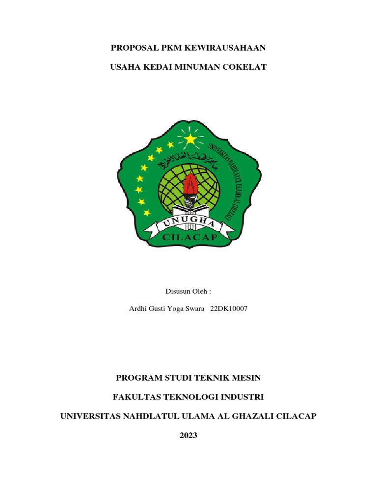 Proposal PKM Kewirausahaan | PDF
