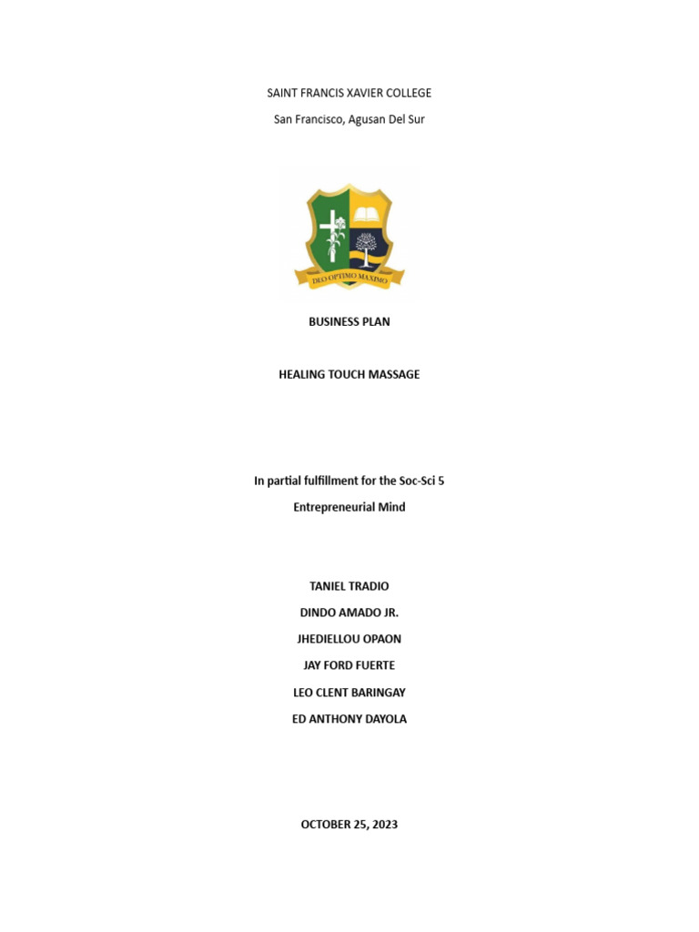 Saint Francis Xavier College | PDF