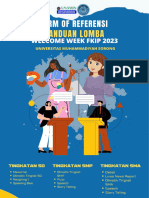 Term of Reference (Panduan Lomba) Welcome Week 2023