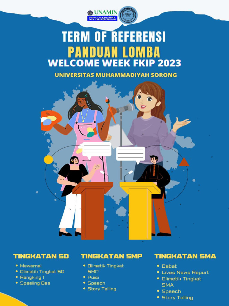 Term of Reference (Panduan Lomba) Welcome Week 2023 | PDF
