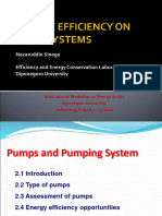 Energy Efficiency in Pump System