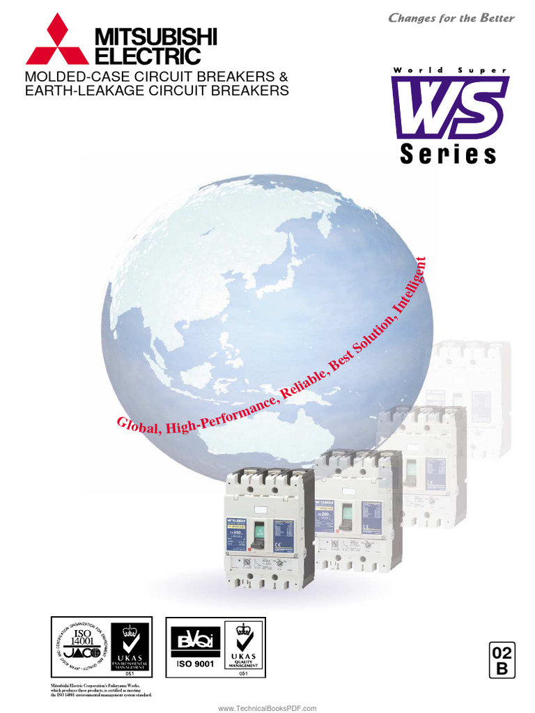 Mitsubishi Electric Molded Case Circuit Breakers and Earth Leakage ...