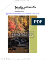 Full Download Death and Dying Life and Living 7th Edition Corr Test Bank