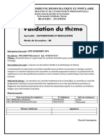 Validation Du Theme