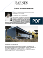 Pierre Minassian: Architecte Minimaliste
