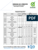 Plan de Estudios Química 