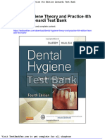 Full Download Dental Hygiene Theory and Practice 4th Edition Leonardi Test Bank