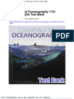 Full Download Essentials of Oceanography 11th Edition Trujillo Test Bank