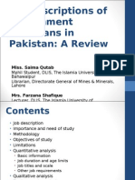 Job Descriptions of Government Librarians in Pakistan: A Review