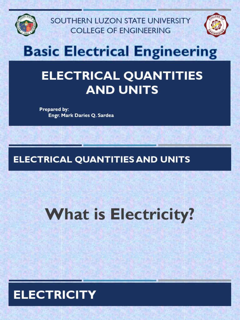 Kinds And Quantities And Units