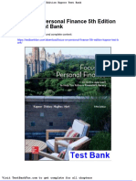 Full Download Focus On Personal Finance 5th Edition Kapoor Test Bank