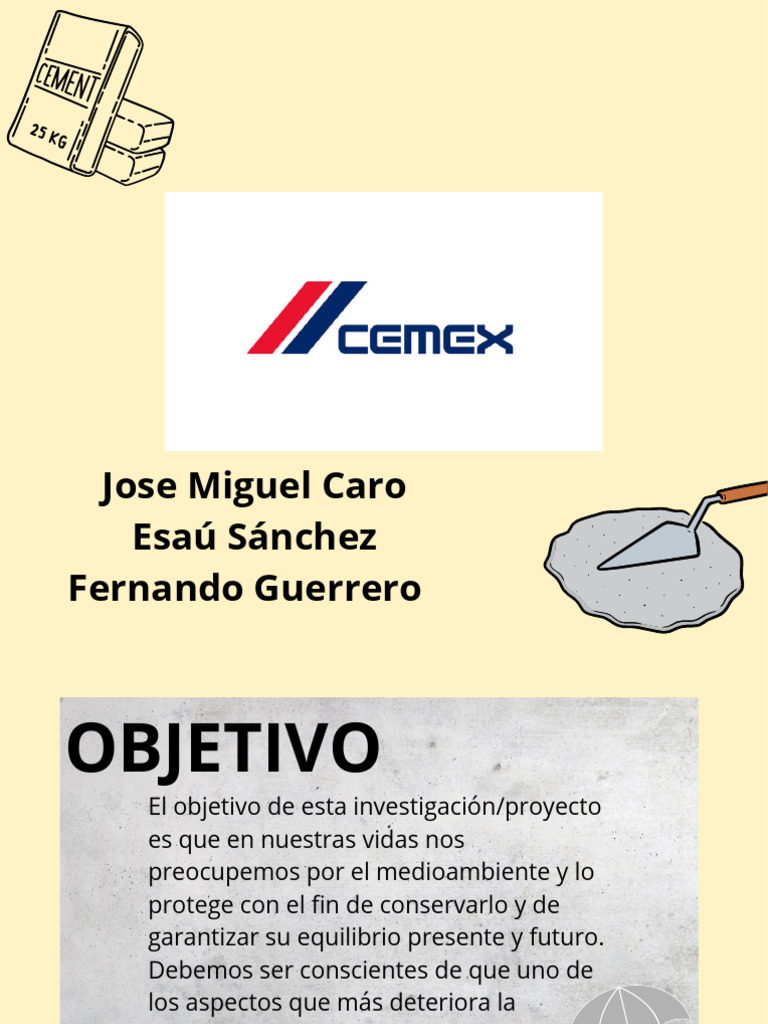CEMEX Presentacion | PDF | Sustentabilidad | Entorno natural