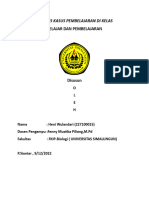 BELAJAR DAN PEMBELAJARAN Tugas