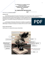 Lab Worksheet 1 The Compound Microscope