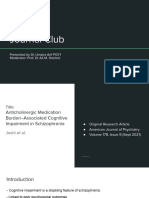 ACB Burden Cognitive Impairment F20