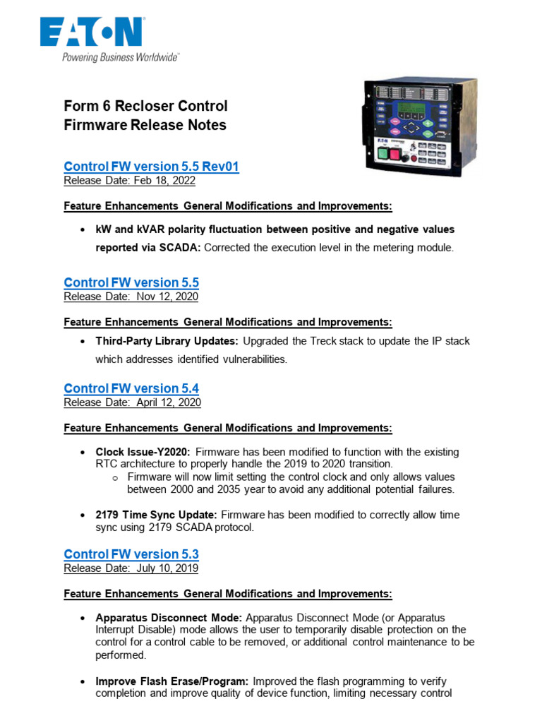 Form 6 Release Notes ProView 5.5 Rev01 2022-02-18 | PDF | Computers