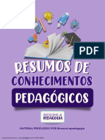 Resumos de Conhecimentos Pedagogicos