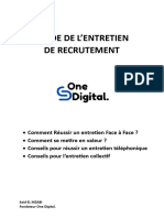 Guide de L'Entretien de Recrutement