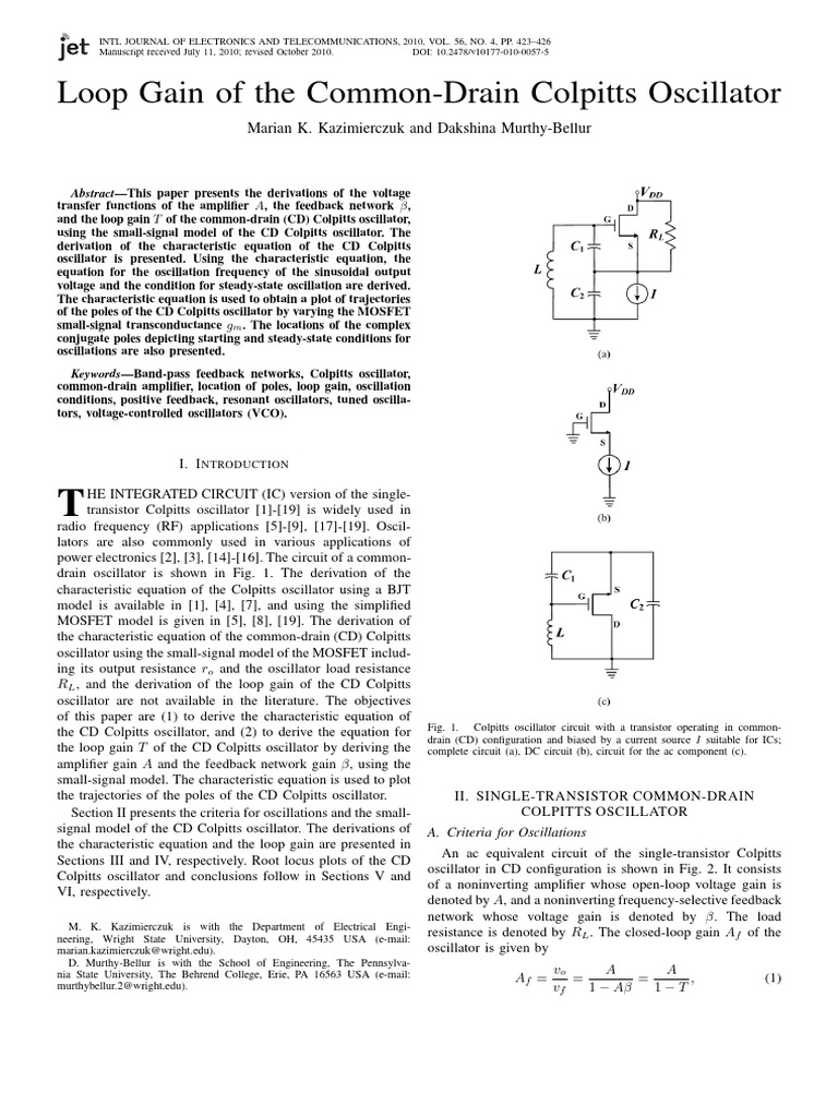 PDF Amplifier Electronic
